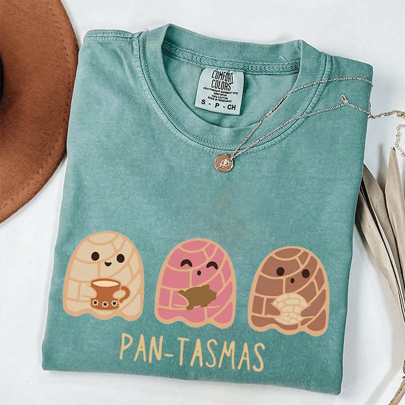 Funny Pantasmas Ghost Pan Dulce T-Shirt