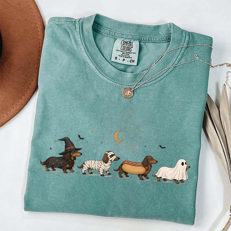Halloween Dachshund Costumes T-Shirt