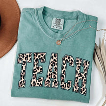 Comfort Colors Leopard Teacher T-Shirt