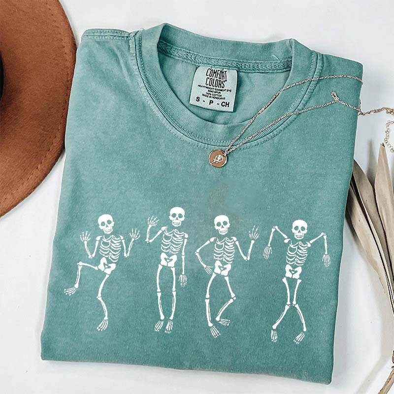 Comfort Colors Minimalist Dancing Skeleton T-Shirt