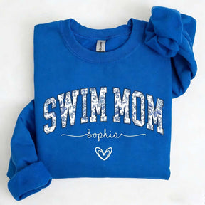 Custom Swim Mom Sweatshirt