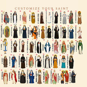 Custom Comfort Colors Catholic Saint T-Shirt