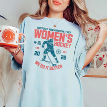Hockey Lover Merch Feminist T-Shirt