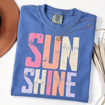 Distressed Beach Mom Sunshine T-Shirt