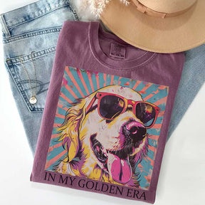 In My Golden Retriever 70s Era T-Shirt