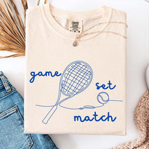 Tennis Game Set Match T-Shirt
