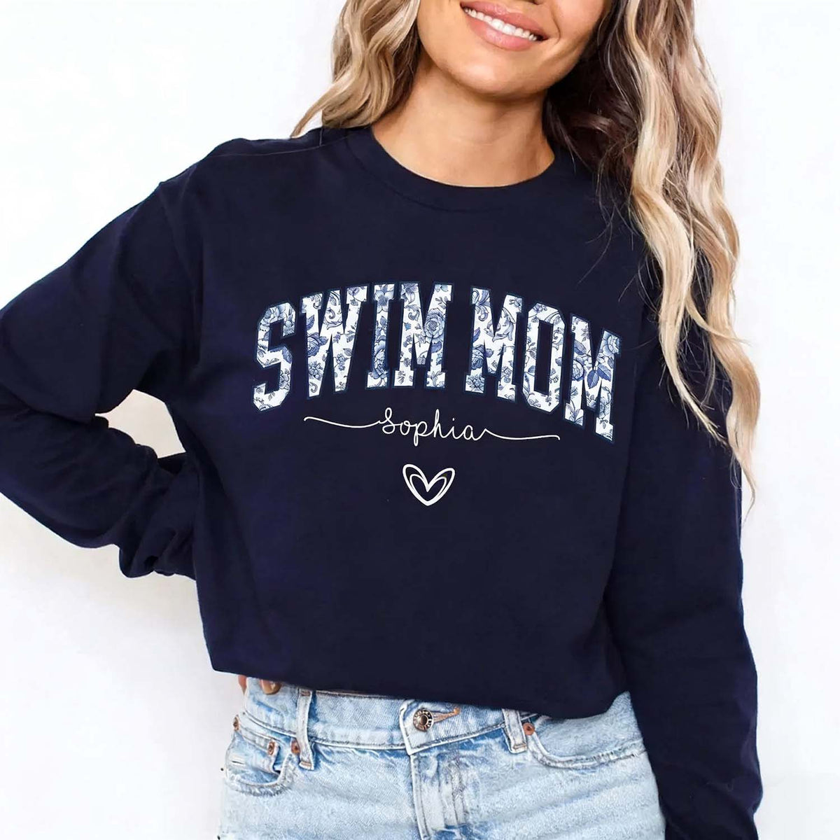 Custom Swim Mom Sweatshirt