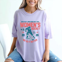 Hockey Lover Merch Feminist T-Shirt