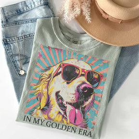 In My Golden Retriever 70s Era T-Shirt