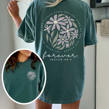 Boho Bible Verse Floral Faith T-Shirt