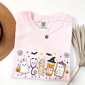 Halloween Nursing Doodle T-Shirt
