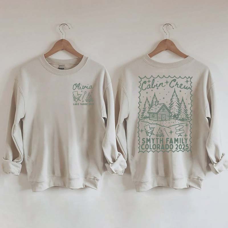 Group Cabin Camping Trip Sweatshirt