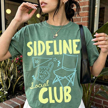 Sideline Social Club Soccer T-Shirt