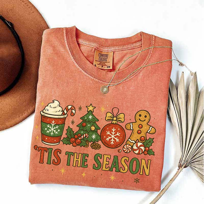 Comfort Colors Christmas Tis the Season T-Shirt