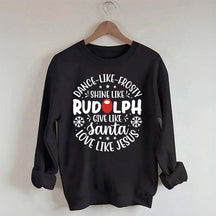 Shine Like Rudolph Heathered Sweatshirt