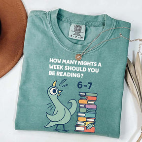 Reading 6-7 Funny Comfort Colors Librarian T-Shirt