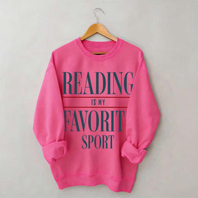 Reading Is my Favorite Sport Sweatshirt