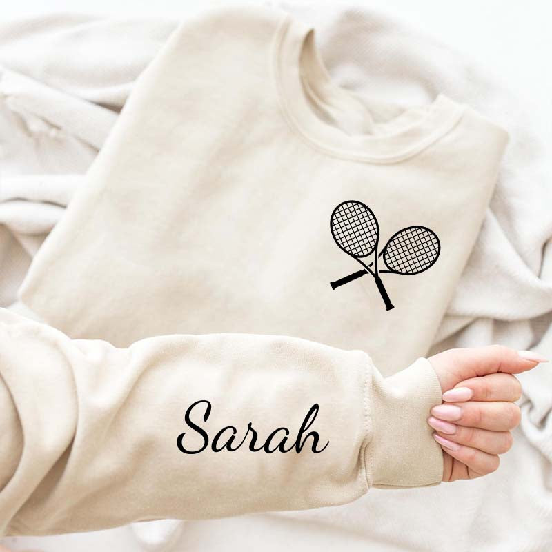Custom Name Tennis Sweatshirt