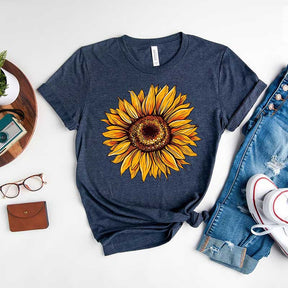 Funny Sunflower Sunshine Floral T-Shirt