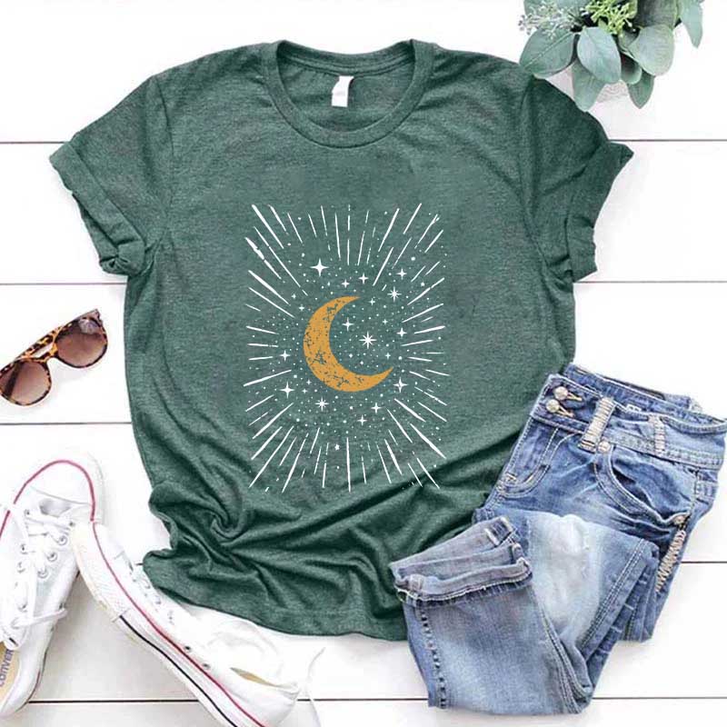 Comfort Colors Boho Moon Celestial T-Shirt