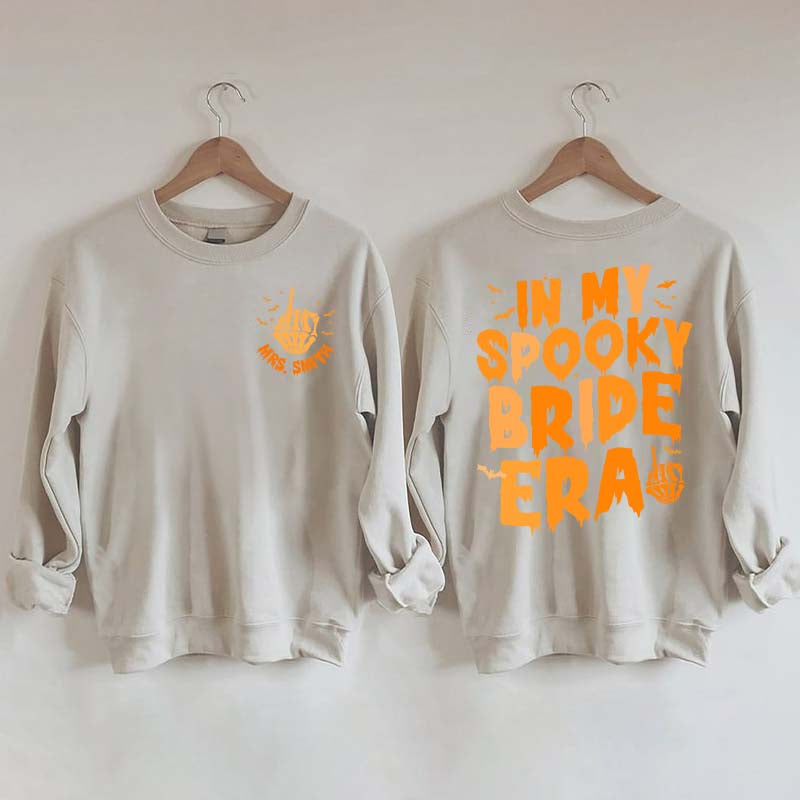 In My Spooky Bride Era Halloween Sweatshirt