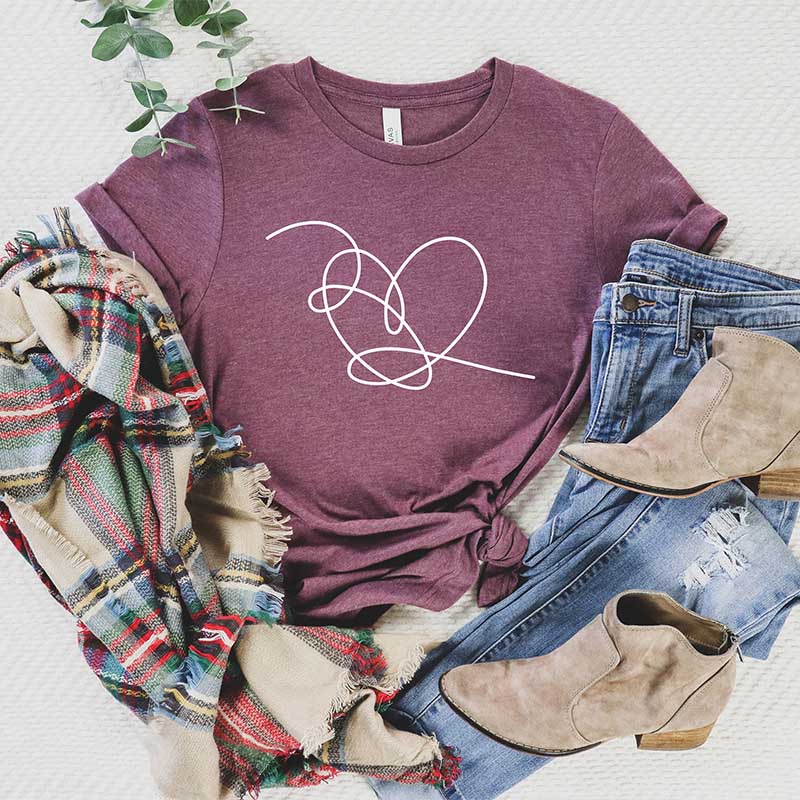 Love Yourself Heart T-Shirt