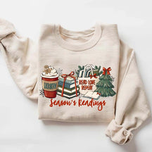 Season's Readings Christmas Book Lover Sweatshirt