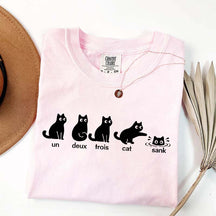 Un Deux Trois Cat Cute T-Shirt