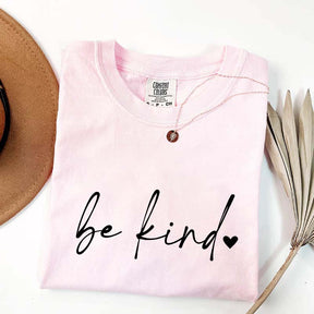 Inspirational Be Kind Heart Minimalist T-Shirt