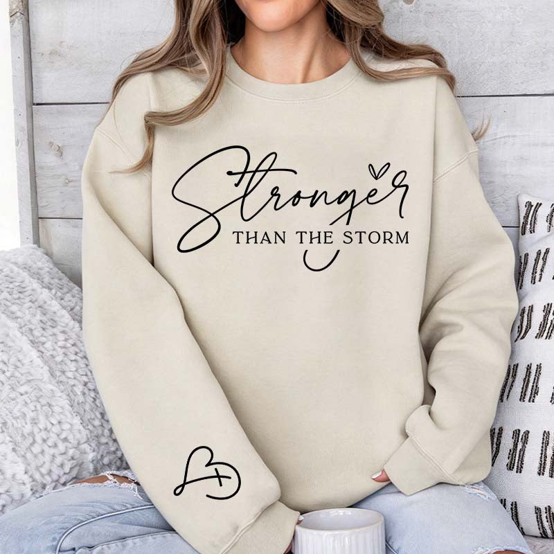 Mental Health Stronger Than The Storm Sweatshirt