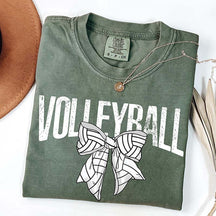 Retro Volleyball Bow T-Shirt