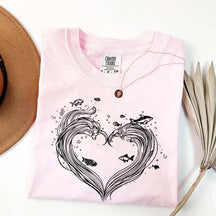 Heart Wave Comfort Colors T-Shirt