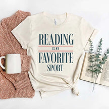 Reading is My Favorite Sport Comfort Colors T-Shirt