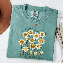 Daisy Flower Words Matter Speak Kindness T-Shirt