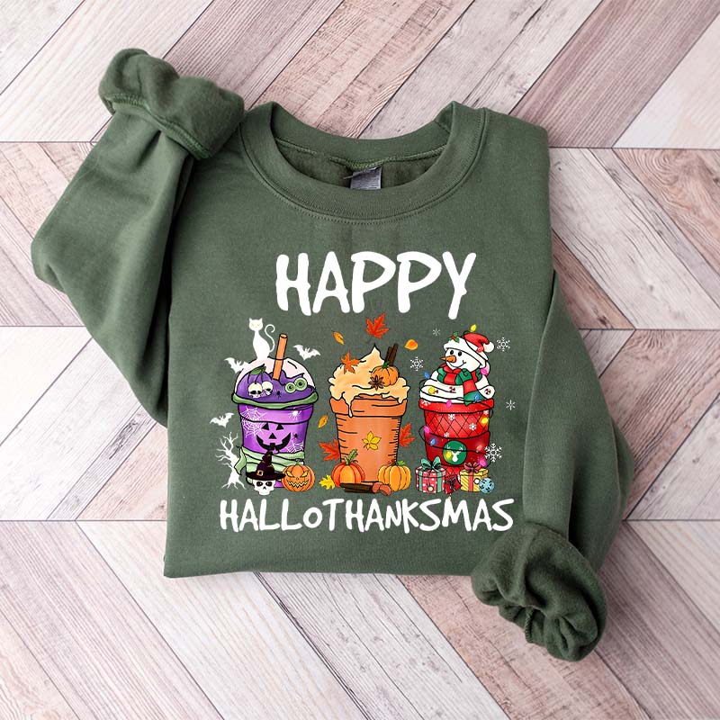 Happy Hallothanksmas Sweatshirt