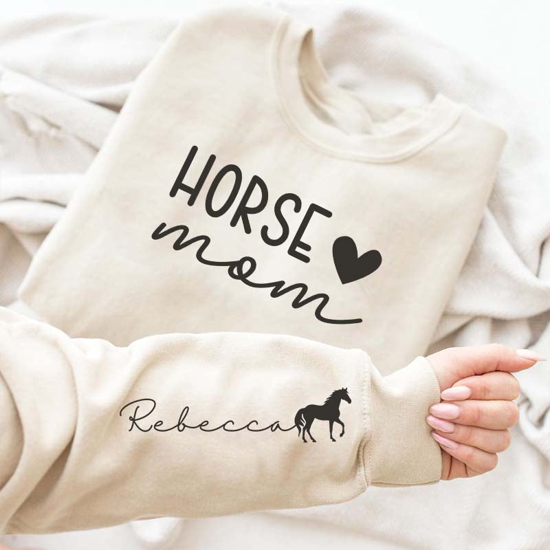 Custom Horse Mom Sweatshirt