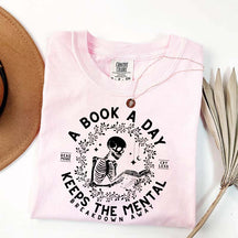 A Book a Day Skeleton T-Shirt