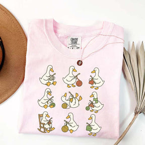 Cute Goose Crocheting T-Shirt