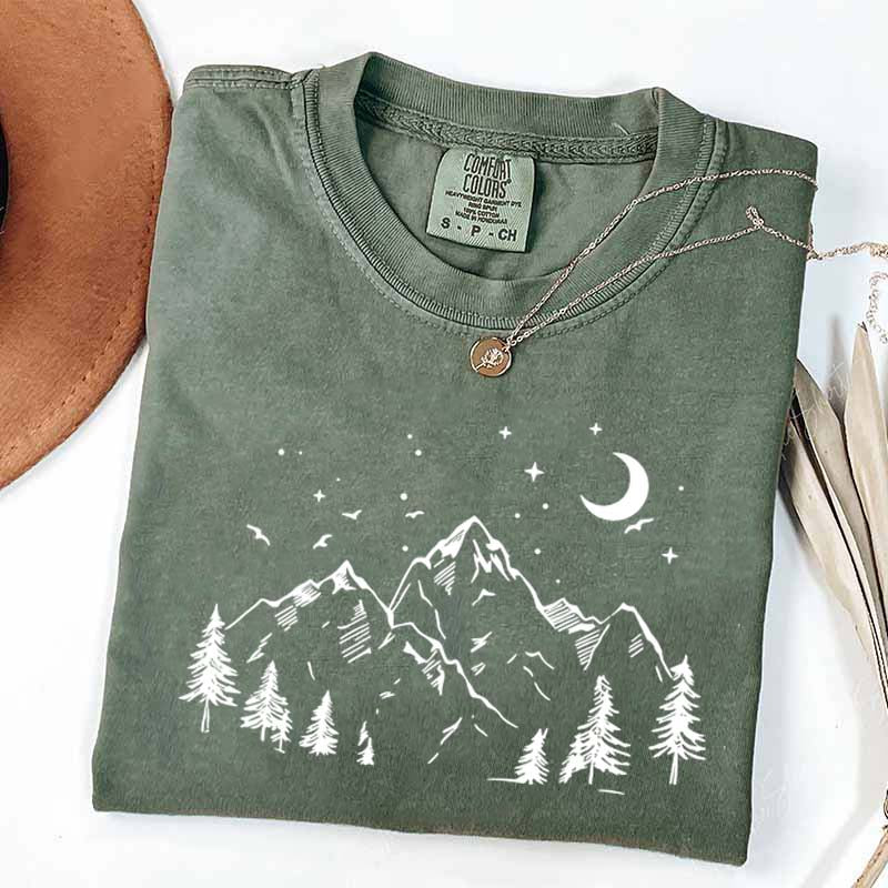 Minimalist Mountain Hiking T-Shirt