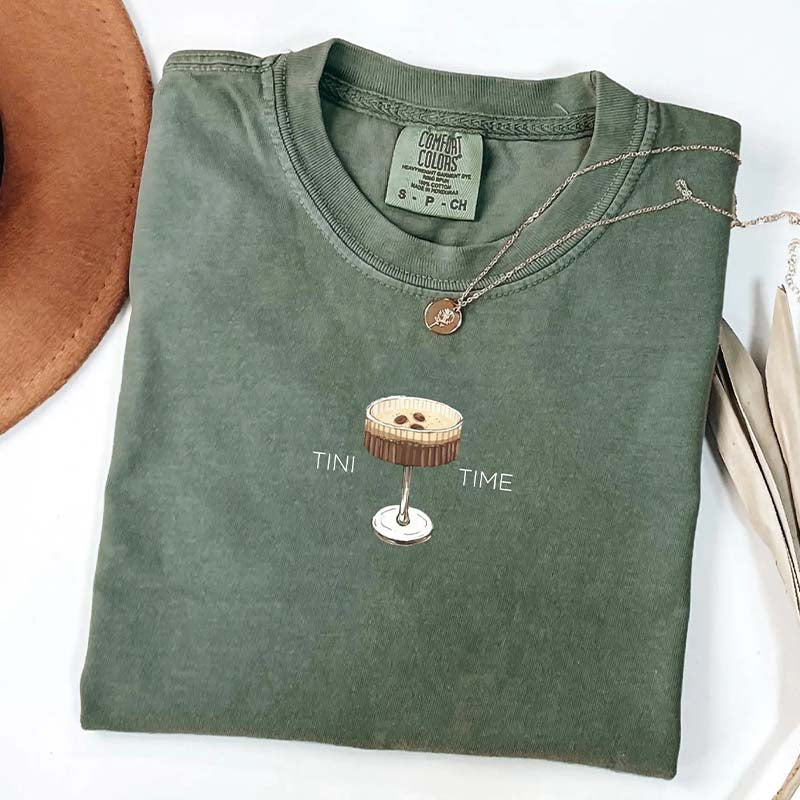 Espresso Martini Tini Time T-Shirt