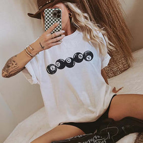 Retro Lucky 8 Balls T-Shirt