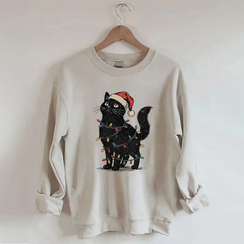Cat Christmas Sweatshirt