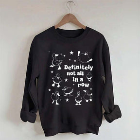 Retro Ducks Not in A Row Sweatshirt