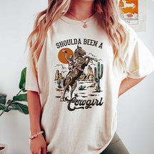 Should A Been A Cowgirl T-Shirt