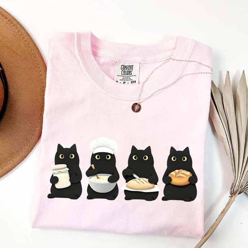 Black Cats Sourdough T-Shirt
