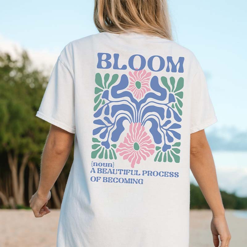 Retro Spring Flowers Bloom T-Shirt