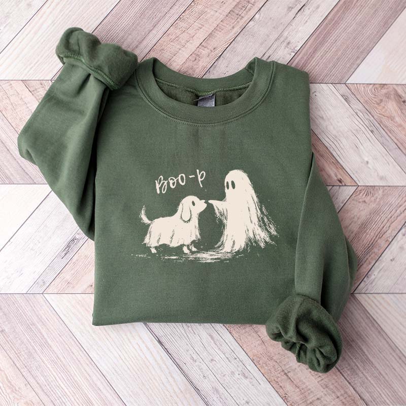 Funny Ghost Puppy Boo-P Dog Sweatshirt