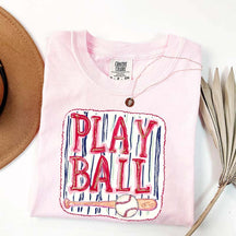 Sports Graphic Play Ball Baseball Mom T-Shirt