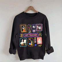 Funny Art Teacher Sweatshirt
