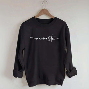Namaste Lotus Minimalist Yoga Sweatshirt